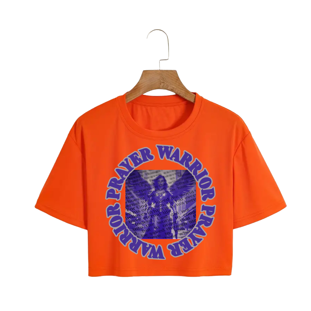 Prayer Warrior Crop Top Shirt