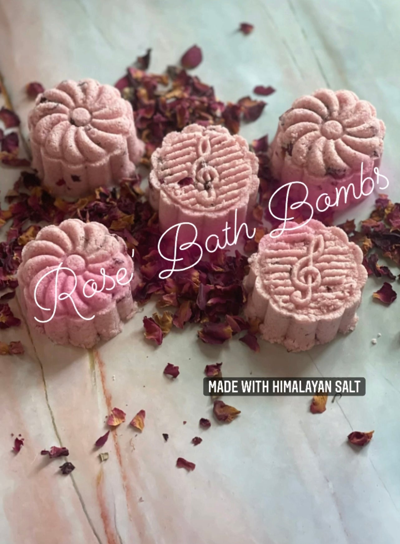 Rose’ Bath Bombs