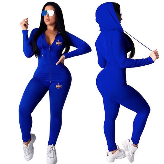 Blue Two Piece Track Suit